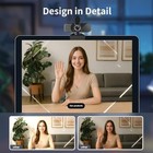 2k Webcam Pc Webcam With Microphone And Physical Privacy Cover  Noise-canceli   