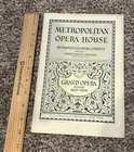 1929 Metropolitan Opera House Grand Opera Season 1928-1929 Program