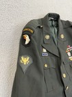 Vintage Vietnam Us Army Dress Uniform Jacket Size 38s Airborne Patch Ribbons