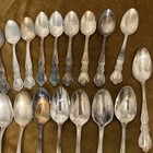 Vintage 1847 Rogers Bros Silverware  Heritage Pattern - 17 Teaspoons