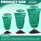 4x Plant Covers Wineter Freeze Protection Frost Blankets For Outdoor With Draw