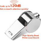 Whistle  24 Pcs Professional Stainless-steel Whistles With Lanyards In Bulk  Ver