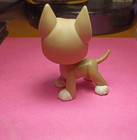 Hasbro Littlest Pet Shop Rare Grey And White Great Dane Dog Figurine