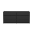Tvilum  Scottsdale Black Matte 6 Drawer Double Dresser