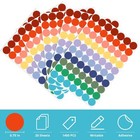1400 Pcs Colored Dot Stickers 3 4 Inch Round Color Coding Labels 10 Color Cir   