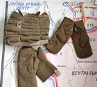 Ussr Russian Soviet Army Soldier Winter Warm Fur Gloves Sheepskin Mittens size 2