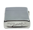 Vintage 1978 Zippo Slim Lighter High Polish Chrome     