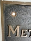 Metropolitan Life Insurance Company Heavy Cast Bronze Building Plaque Sign