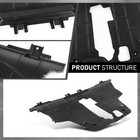 Lower Splash Shield For Fiat 500x 16-18 Jeep Renegade 15-18 68420672aa Black