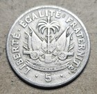 1949 Haiti 5 Five Centimes - Copper Nickel Coin - Haitian - World Coin 