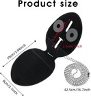 Police Badge Holder  Security Holder Guard Cowhide Black 