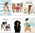 African American Expressions All Occasion Boxed Cards 18 Assortment New Blue