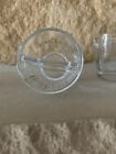 Rum Chata Shot-a-chata Divided Shot Glass Bar Ware Lot Of 4 Shot Glasses