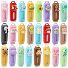 24 Pack Cute Retractable Pencil Erasers - Kawaii Cartoon Fun For Kids  School Su