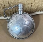 Antique Native American Navajo Indian Sterling Silver Tobacco Canteen