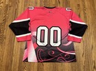 Cheyenne Stampede Pink Cancer Awareness Authentic Ot Sports Wshl Hockey Jersey