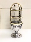 Nautical Brass   Aluminum Industrial Flush Wall Mount Bulkhead Light 3 Piece