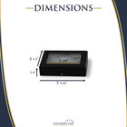 2 X 3 1 2 X 3 4 Riker Display Case Box For Collectibles Jewelry Arrowheads   