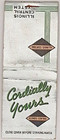 Vintage Illinois Central Railroad System Advertising Matchbook Unstruck