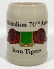 Us Army 2nd Bn 70th Armor Regiment Strike Swiftly Iron Tigers Stein Mug  5l Ks