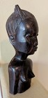 African Vintage Ebony Wood Fertility Female Statue Hand Carved 8 