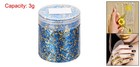 Gold Foil Flakes For Resin  3g Metallic Foil Flakes For Nail Art  Blue Gold