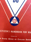 Vintage Civil Defense Nuclear Attack War Atomic Bomb Fallout Wwii Booklet Books