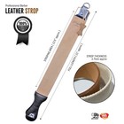 Professional Barbers 13  Leather Strop For Sharpening Straight Razor And Knives 