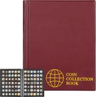 420 Pockets Coin Albums - 28x29 Mm 1 1x1 1 Inch Pocket Red Coin Book 10 Pages   