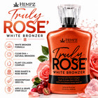 Hempz Truly Rose White Bronzer Indoor Tanning Bed Lotion Outdoor Sun Tan Cream