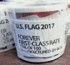 4 Coils Forever Stamps 400 Total Mint Postage Us Flag 2017-2018