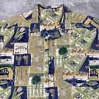 Vintage 90s Smith   Hawken Shirt M Button Up Gardening Floral Insects Aop Art