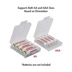 30pcs Tenergy Aa aaa 4-slot Plastic Battery Case Holder  battery Sold Separately