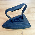 Antique No  5 Sad Iron - Flat Iron Cast Vintage