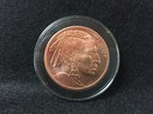Usa 2011  999 Fine Copper One Avdp Ounce Round Coin Indian Chief Uncirculated