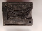 Vintage Lead Toy Mold Casting  Metal 2pc Wwi Soldier W Rifle On Shoulder