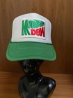 Vintage Mountain Dew Patch    Green Trucker Cap Hat 1970s 80s