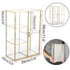 Clear Glass Jewelry Makeup Display Box 5 Slot Decorative Storage Organizer Case