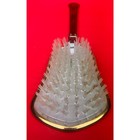 Vintage Vanity Brush Hair Brush Gold Tone Filigree Handle Dresser Set Piece