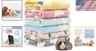 Guinea Pig Bedding Blankets  6 Pack Soft Fleece Pet Cage Liner                               