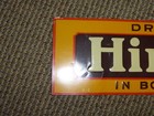 Original Drink Hires Root Beer Soda Tin Metal Advertising Sign