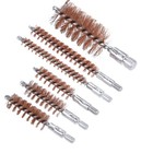 5pcs Bronze Bore Brushes Phosphor Bristles For Rifle Gun Pistol Cleaning Tool