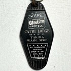 1960s Best Western Motel Hotel Room 126 Fob   Key Yakima Wa Roadside Motel