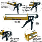 Kbx58 Caulk adhesive Epoxy Dispenser 400ml 3 1 Mix 26 1 Thrust Ratio Professiona