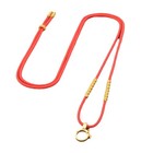 Handmade Woven Buckle Free Pendant With Hanging Rope Necklace