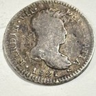 Colonial Peru - Ferdinand Vii - 1 Reales 1821 Lima J p  - Km-72 - Silver Coin