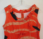 Hawaiiana Baba Honolulu Hawaii Cotton Barkcloth Tiki Dress 1960   s