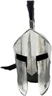 Medieval King Leonidas Greek Spartan Helmet Roman 300 Movie Helmet Black Plume
