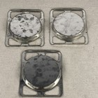 3 Vintage Kenner Easy Bake Oven Metal Cake Pans 60 s Or 70 s Good Condition