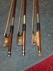 Vintage Violin Bow Lot Of Three 